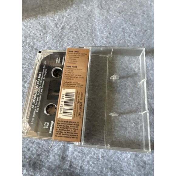 Al Denson "The Extra Mile" Vintage 1992 Christian Music Cassette Tape with Origi - Picture 3 of 7